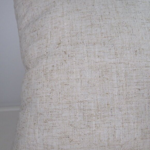 Ribbon Embroidered Spring Pillow Floral Design with Heather back - Picture 5 of 6